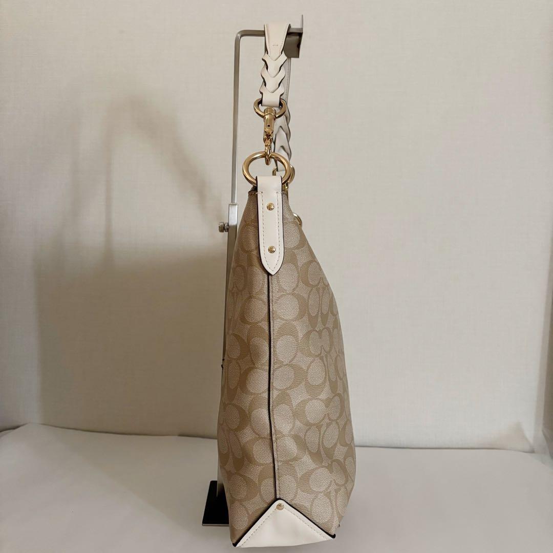 【極美品】COACH コーチ シグネチャー PVC トート ショルダー 2way