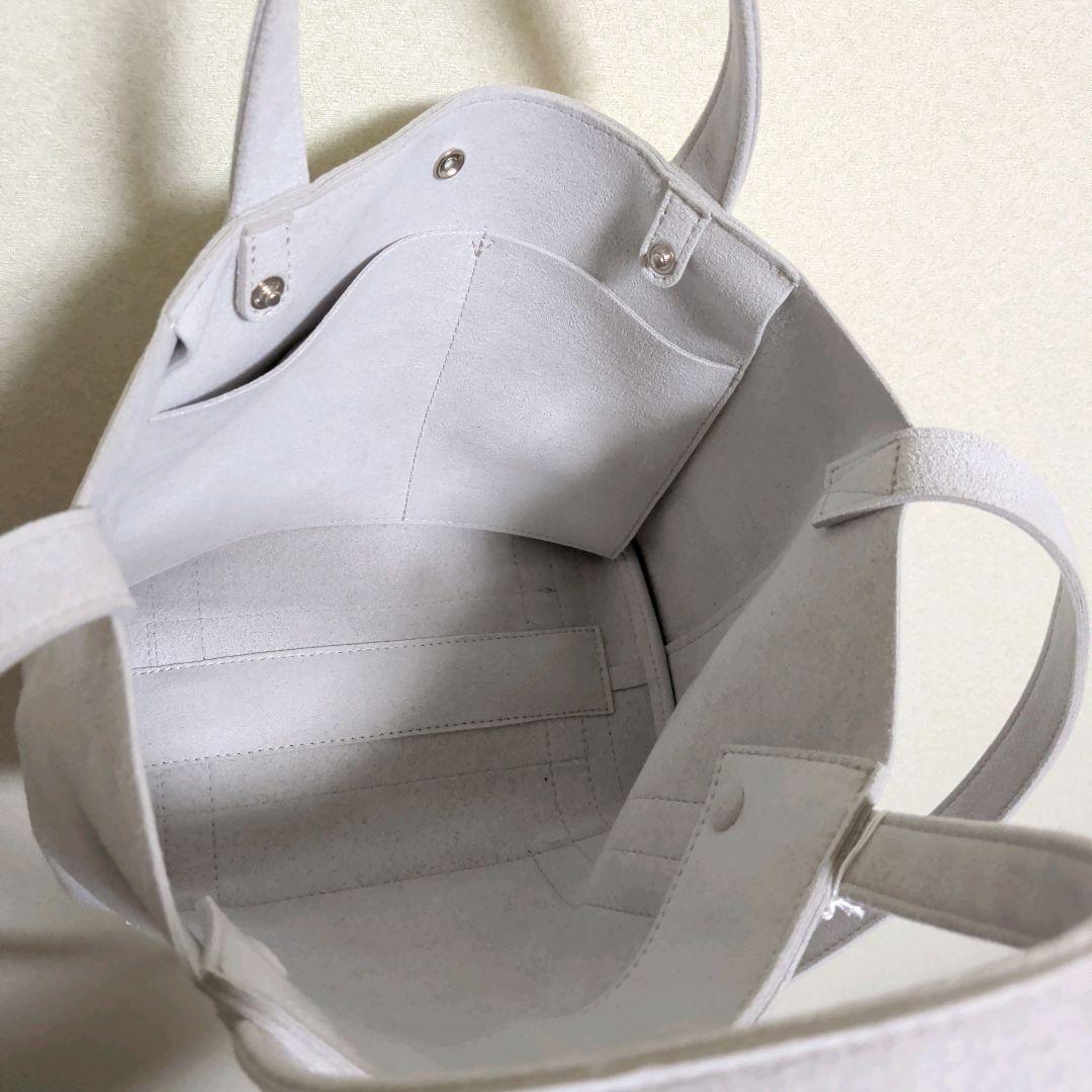 MNNGもののぐトートバッグ ウルトラスエード 洗える 軽量 斜めがけ 2way