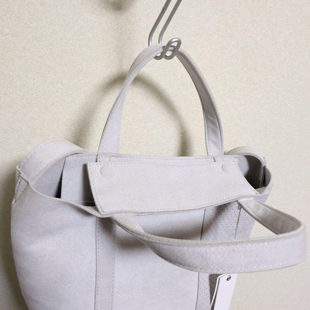 MNNGもののぐトートバッグ ウルトラスエード 洗える 軽量 斜めがけ 2way