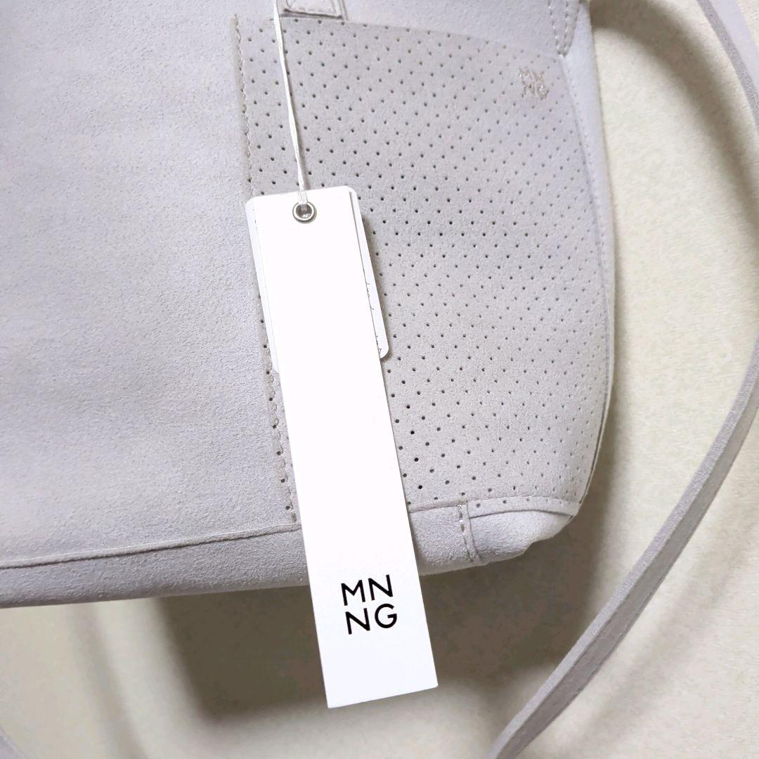 MNNGもののぐトートバッグ ウルトラスエード 洗える 軽量 斜めがけ 2way