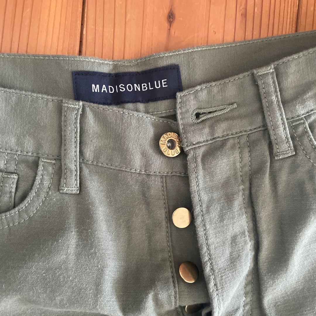 美品MADISON BLUE マディソンブルー　サルエルパンツL.oz BS