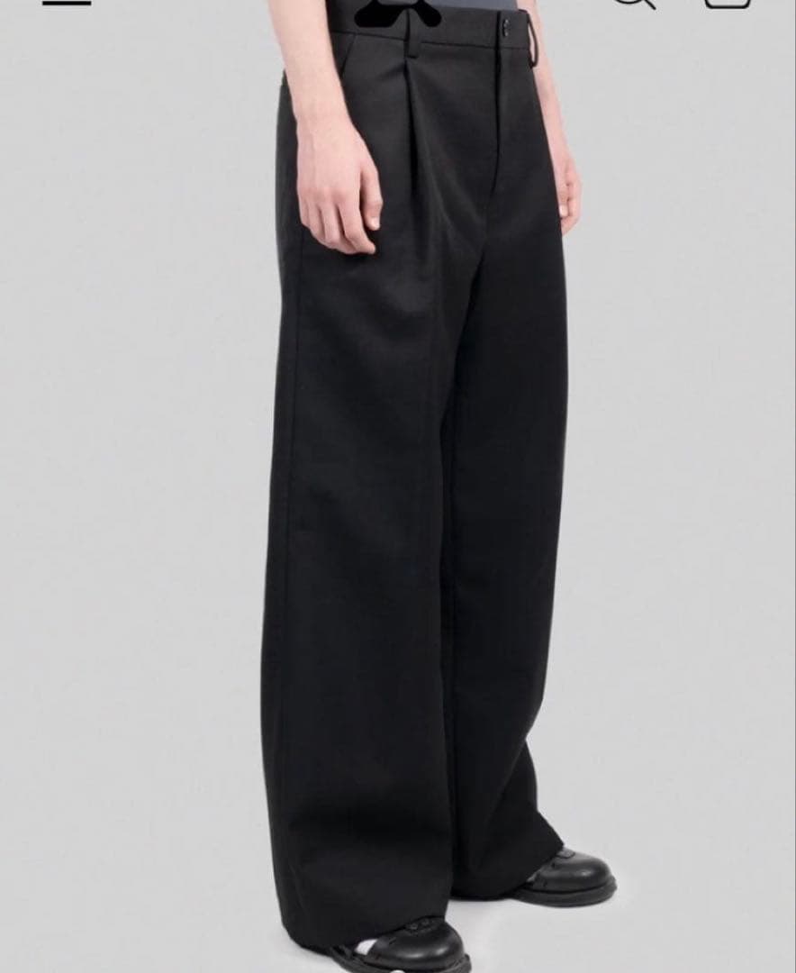 パンツ STRONG BASIC TROUSERS 44 BLACK