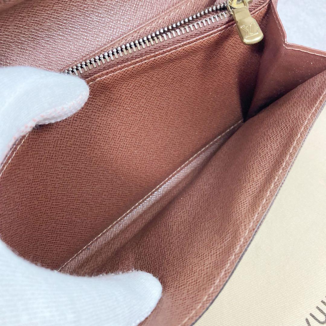 【美品】ルイヴィトン ☆ポルトフォイユサラ モノグラム 長財布 カード入れ10枚