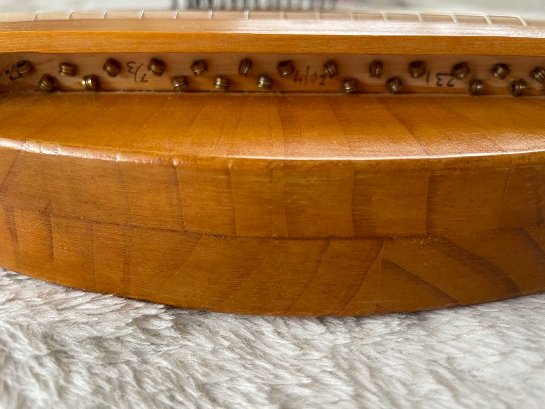 25弦　ライアー　リラ　木製アーチ型ハープ