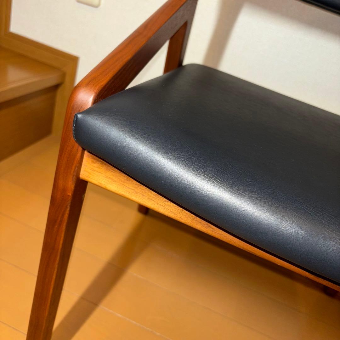 ②NAGANO INTERIOR ダイニングチェア DC-323 レザー 1脚