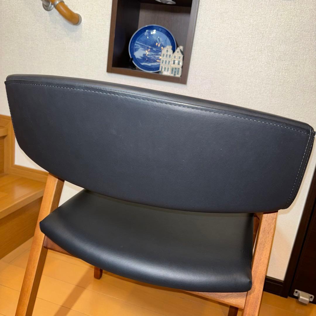 ②NAGANO INTERIOR ダイニングチェア DC-323 レザー 1脚