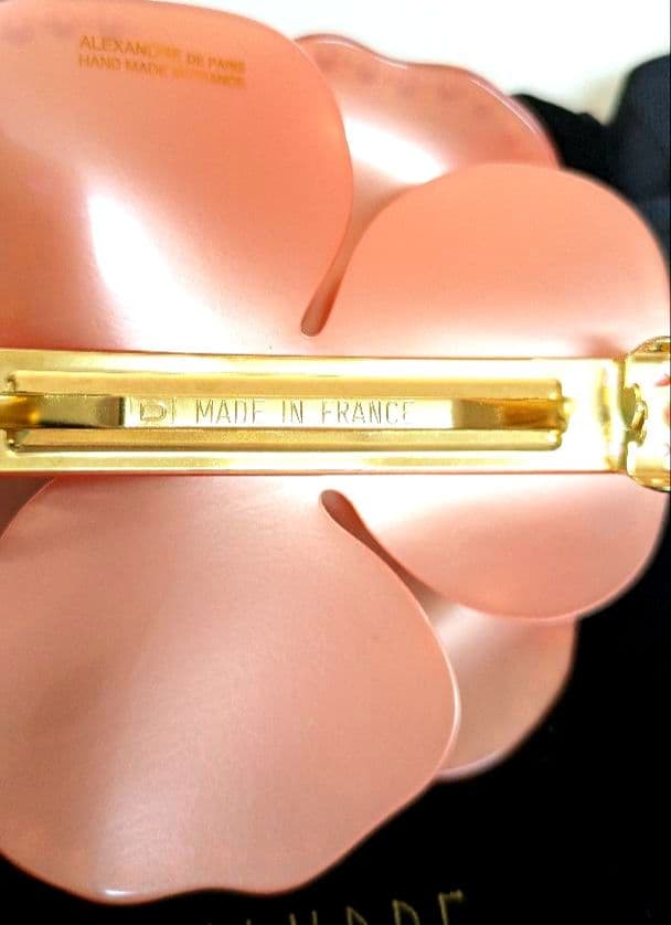 Alexandre　De　Paris　アレク　スワロフスキー　カメリア　バレッタ