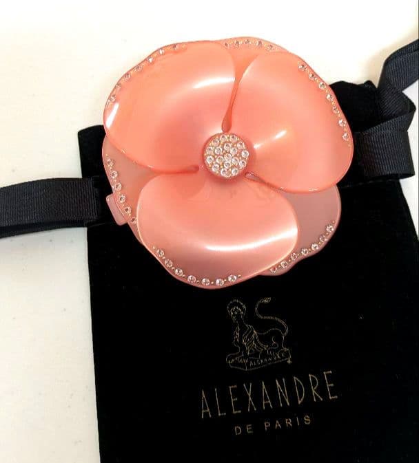 Alexandre　De　Paris　アレク　スワロフスキー　カメリア　バレッタ