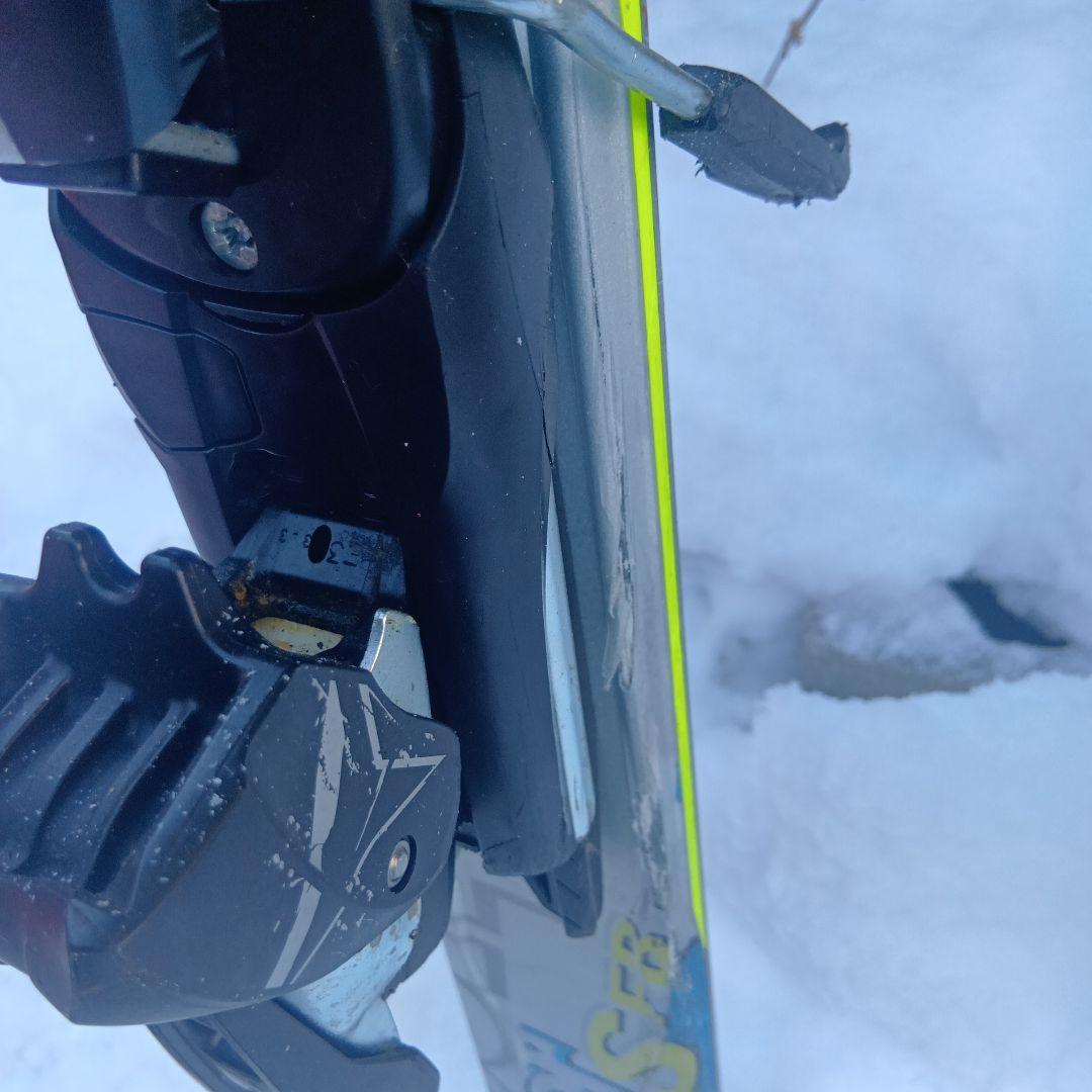 アトミック　ブルースター 165カービングスキーとビィンディングセット