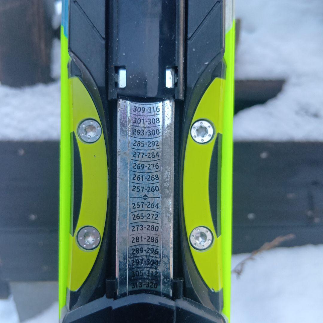 アトミック　ブルースター 165カービングスキーとビィンディングセット