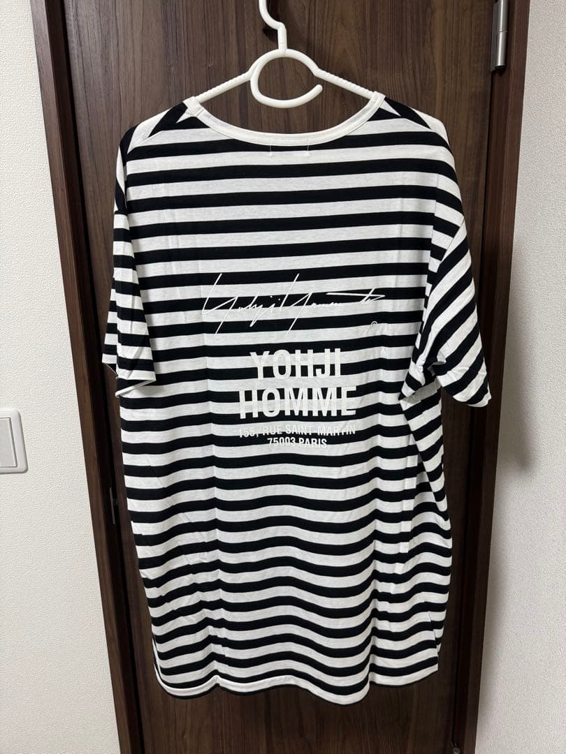 Yohji Yamamoto ストライプ Tシャツ　プールオル