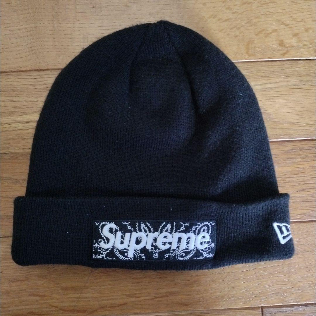Supreme バンダナ　ボックスロゴ　ビーニー