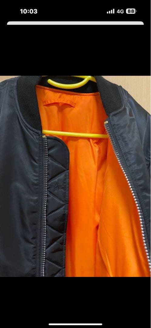 ALPHA INDUSTRIES 中棉コートジャケット