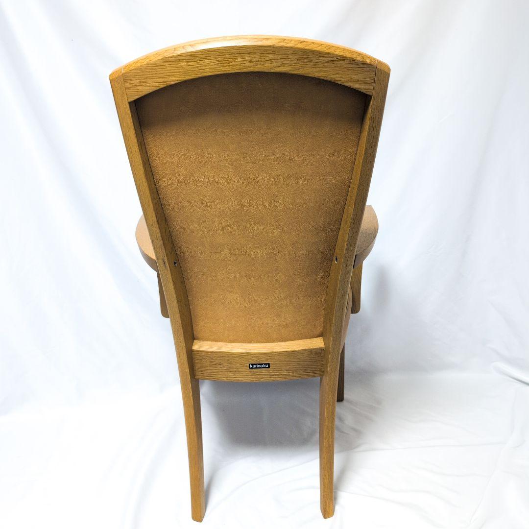 カリモク　ハイバックアームチェア　CT7800 合皮　２脚セット