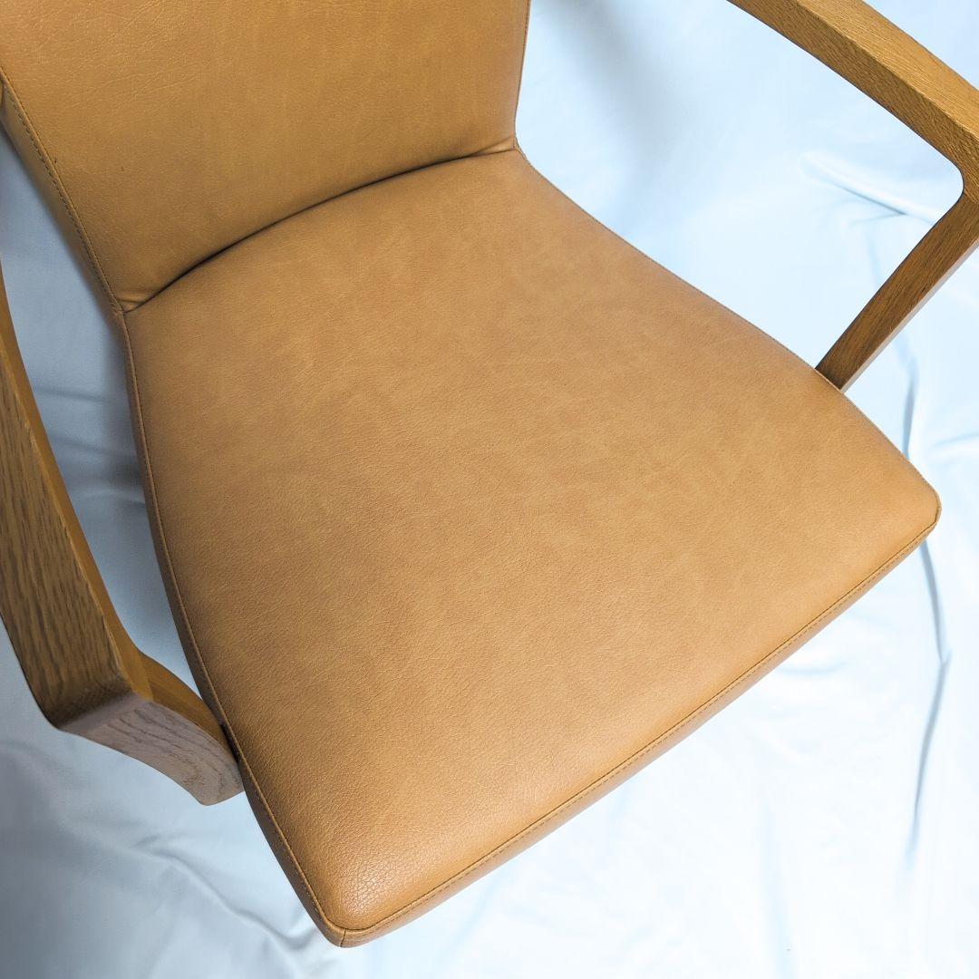 カリモク　ハイバックアームチェア　CT7800 合皮　２脚セット