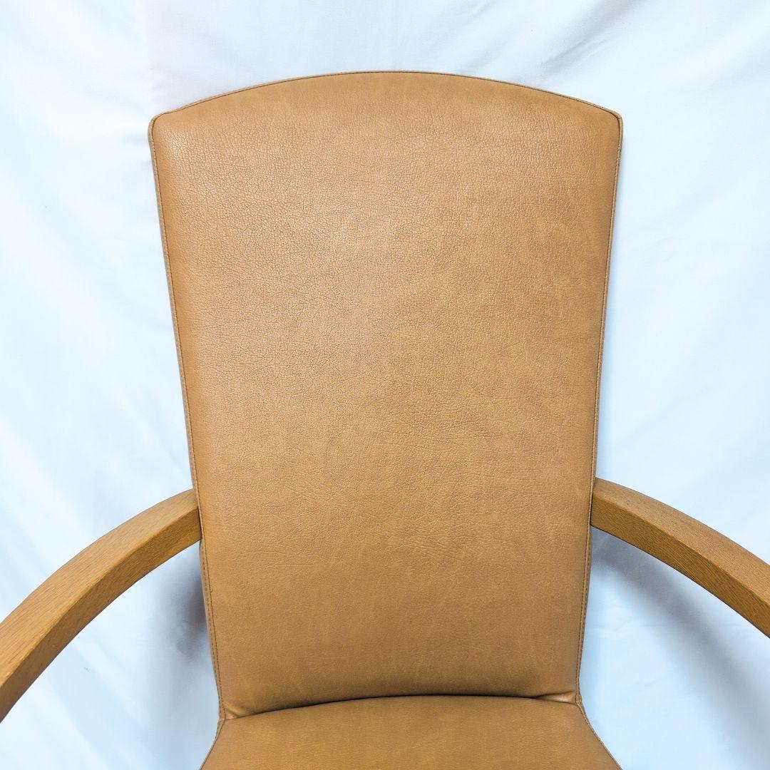 カリモク　ハイバックアームチェア　CT7800 合皮　２脚セット