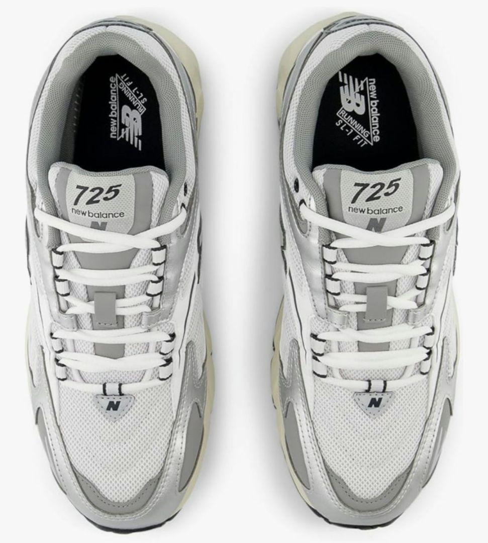 ゆふぷ　ニューバランス　725 シルバーグレー　24センチ