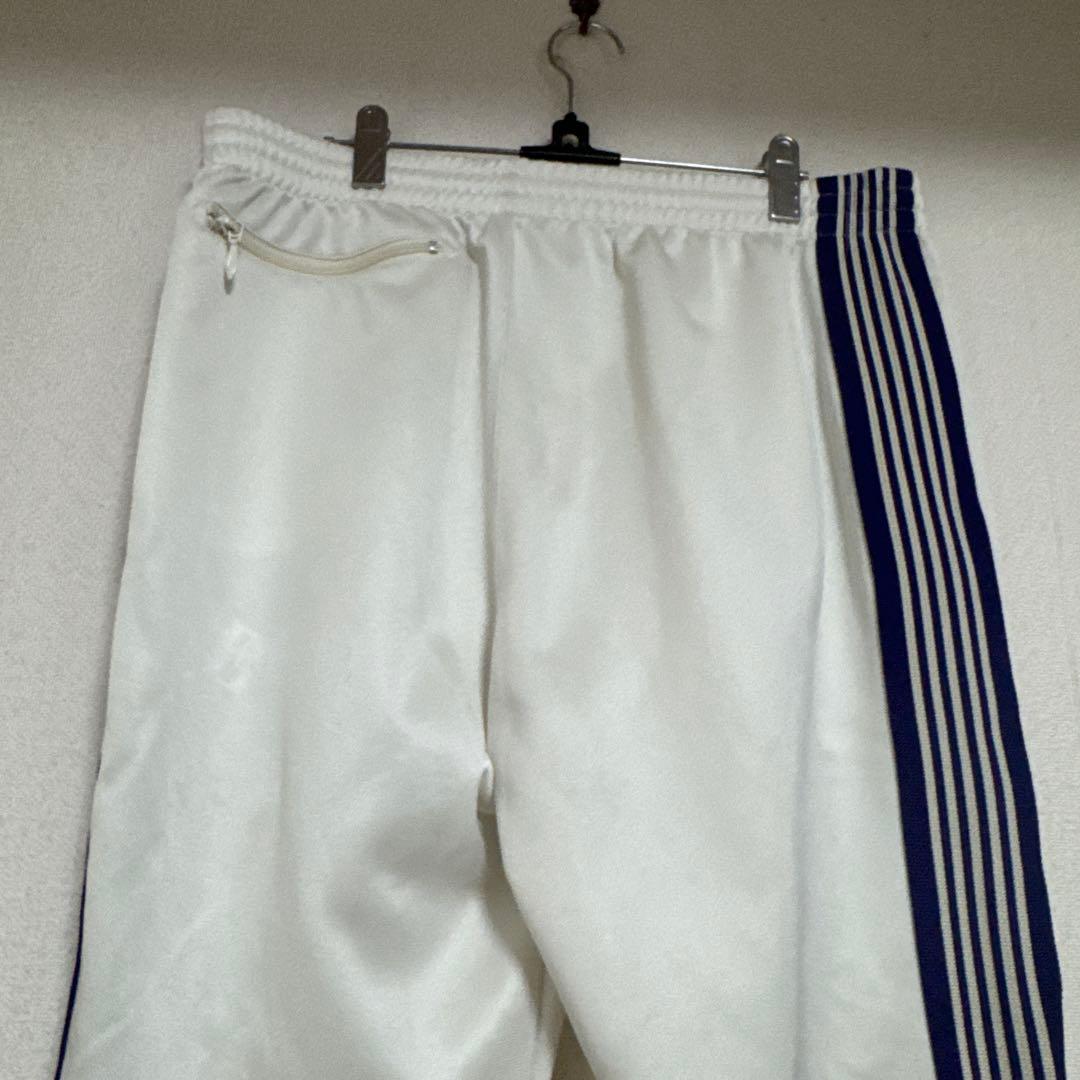 NEEDLES Narrow Track Pant – ICE WHITE