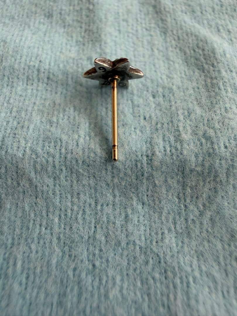 シルバー 花形 ピアス 片耳用