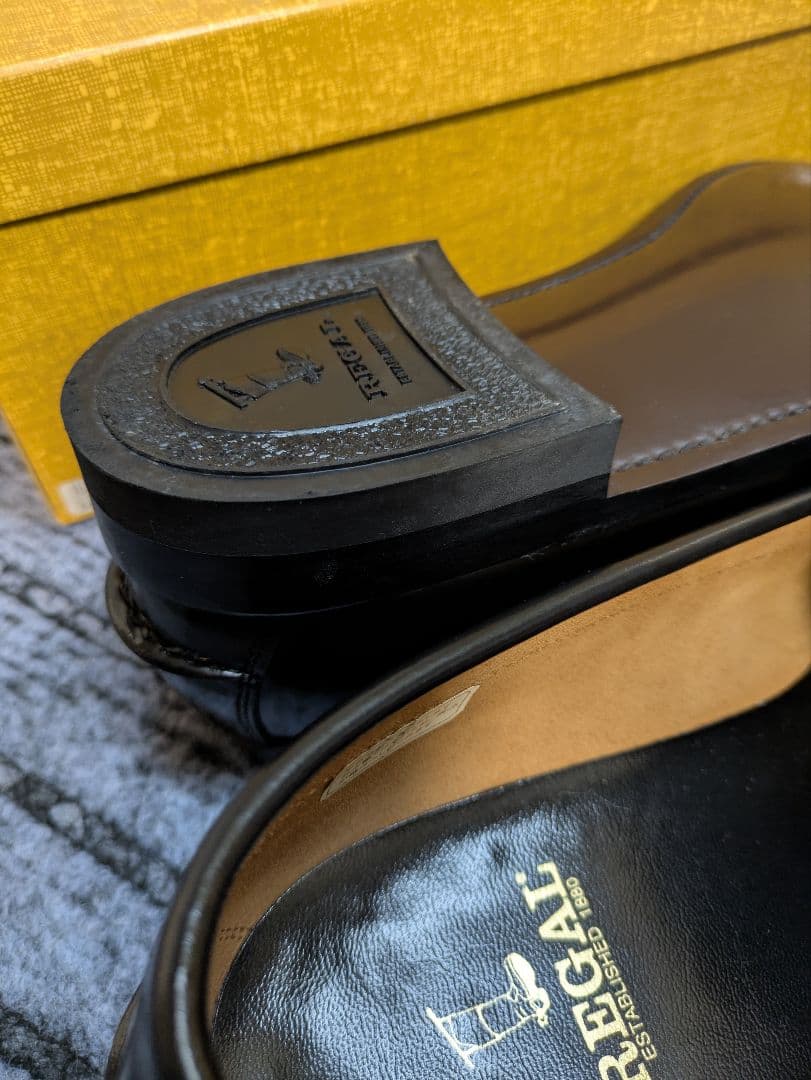 美品◎REGAL リーガル　ローファー 黒　25.5㎝