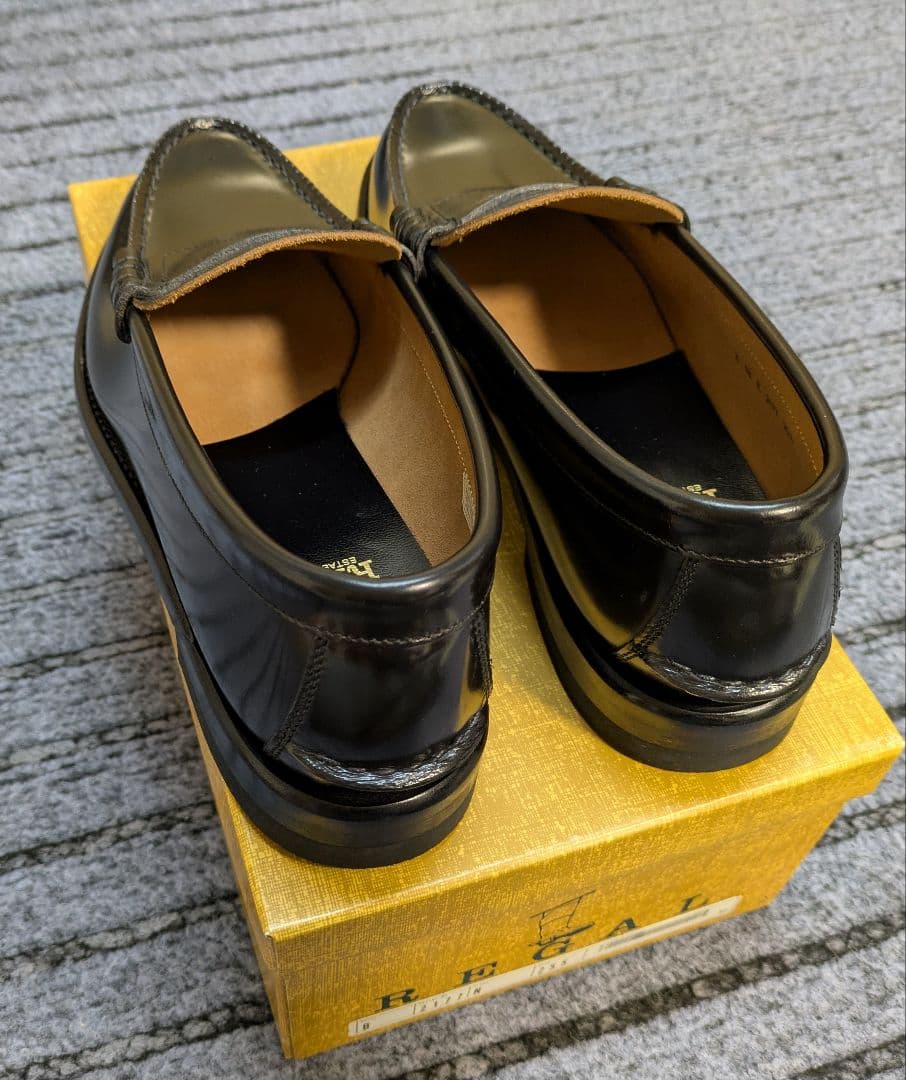 美品◎REGAL リーガル　ローファー 黒　25.5㎝