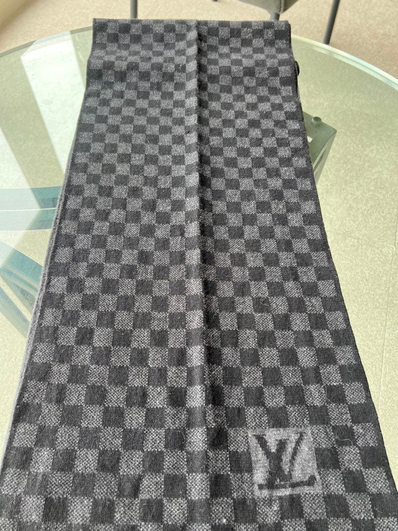 (正規品)Louis Vuitton チェック柄マフラー