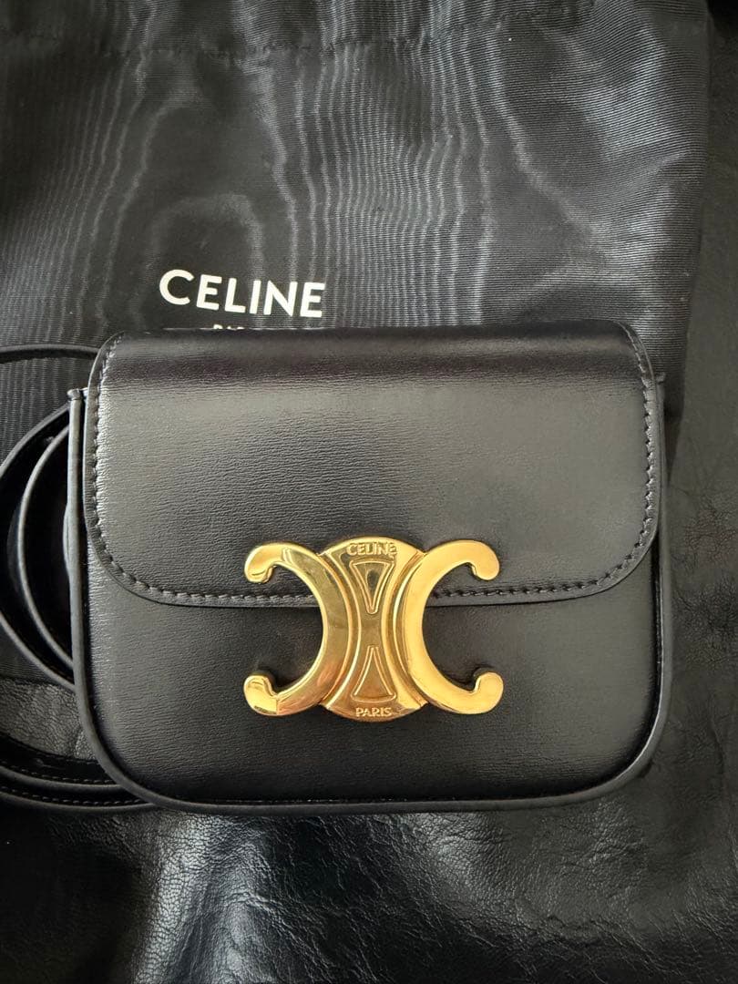 CELINE ショルダーバッグ ブラック
