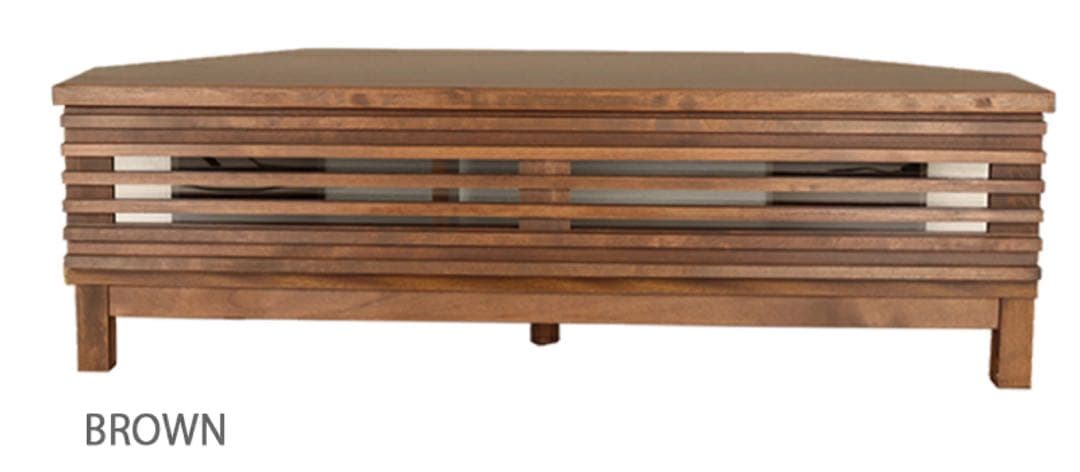 大川家具 テレビ台 テレビボード コーナー可能 幅100cm 北欧風 ブラウン