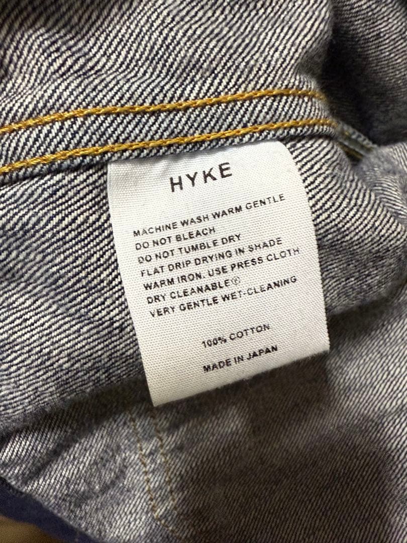 ジャケット・アウター HYKE balloon sleeve denim jacket