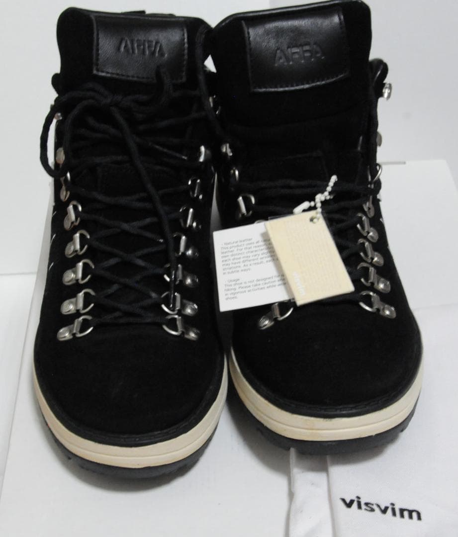 visvim SERRA × Fragment × AFFA ブラック US8②