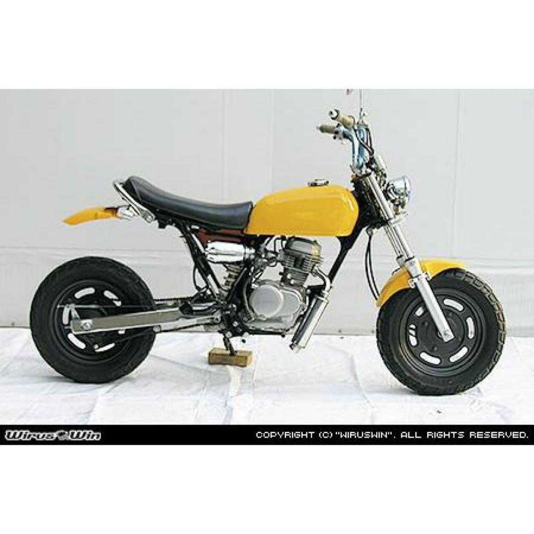 エイプ50 AC16 ウィルズウィン　ロッドショートマフラー キャブ車