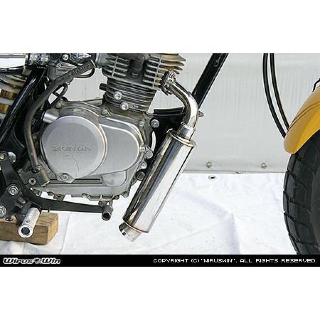 エイプ50 AC16 ウィルズウィン　ロッドショートマフラー キャブ車