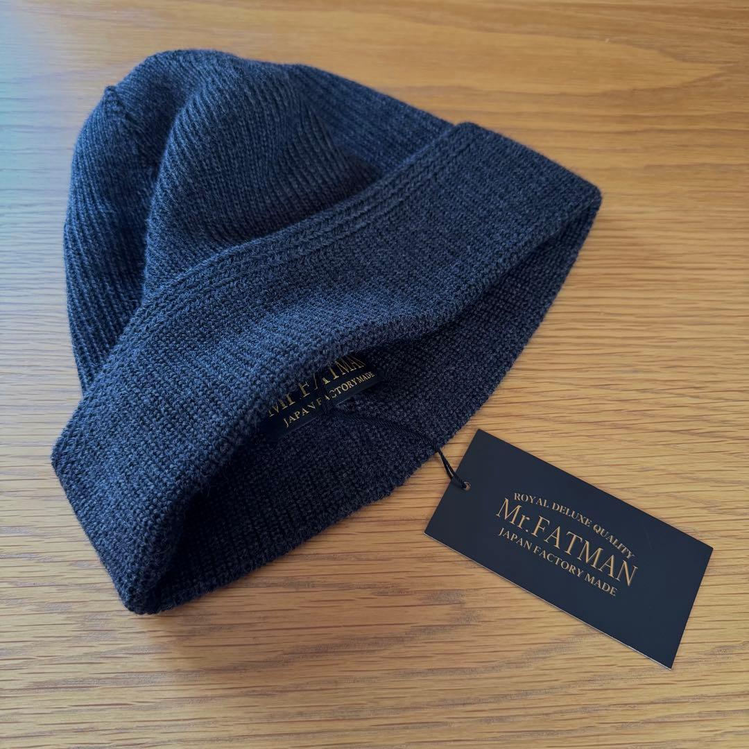 帽子 Mr.FATMAN MILITARY WATCH CAP /DKGRAY