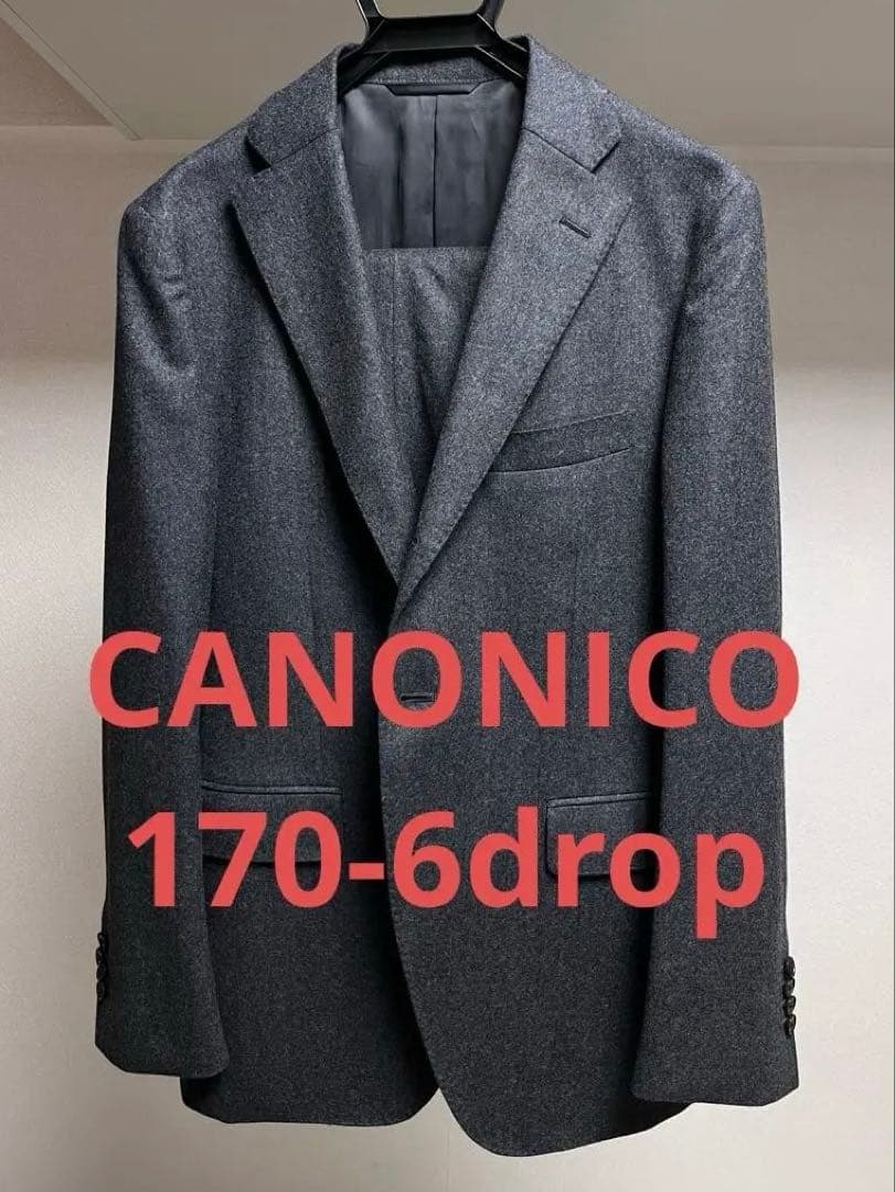 カノニコ　フランネル スーツカンパニー　グレー　秋冬　170-6