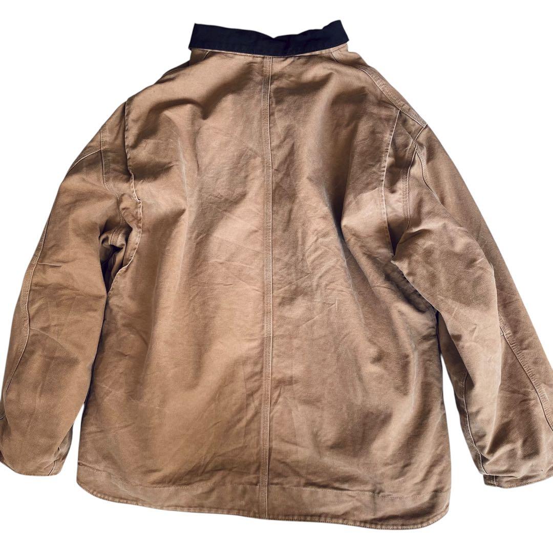 カーハート C61 裏ボア 企業ロゴ ダックリッジコート 大きいサイズ 3XL