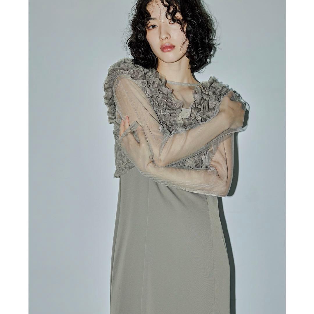 niana ３点セット　Many wayフリルドレス ボレロ ブラウス セット