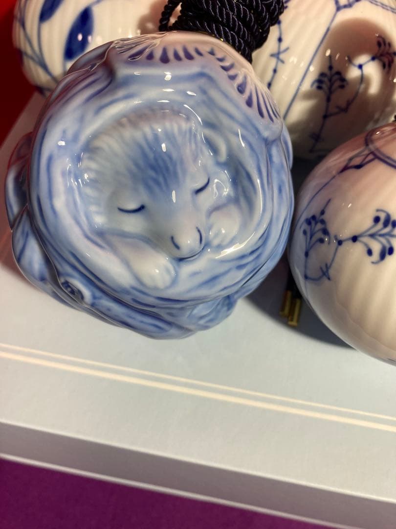 ロイヤルコペンハーゲン　フルーテッドメガアニュアル オーナメント　ハリネズミ