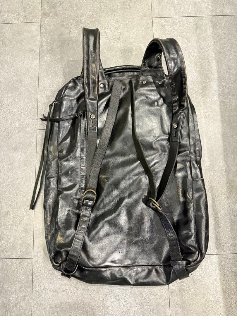 YTN N°7 カーフレザーバックパック リュック 0961R