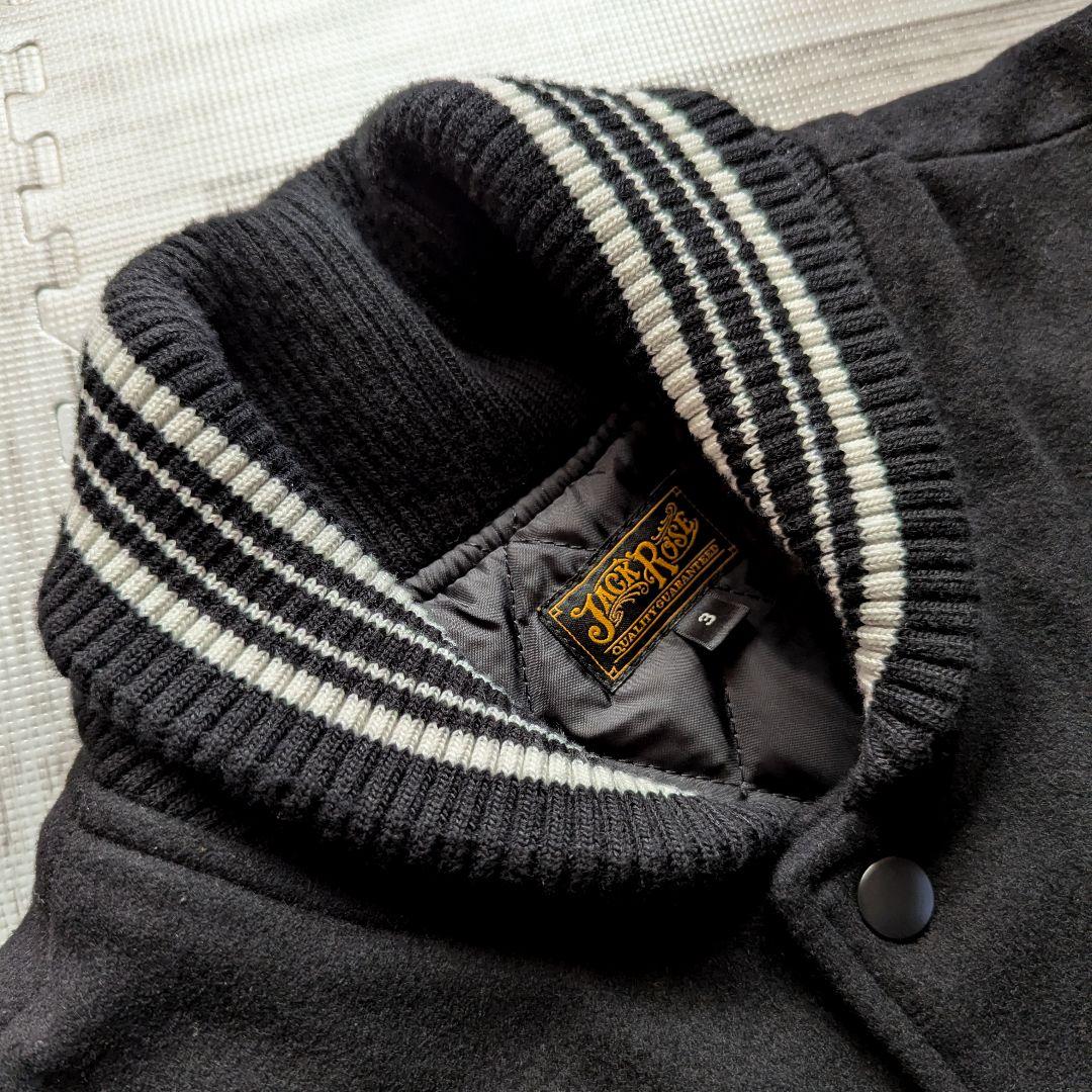 【✨極美品✨】JACKROSE スタジャン（Lサイズ） ブラック 羊革