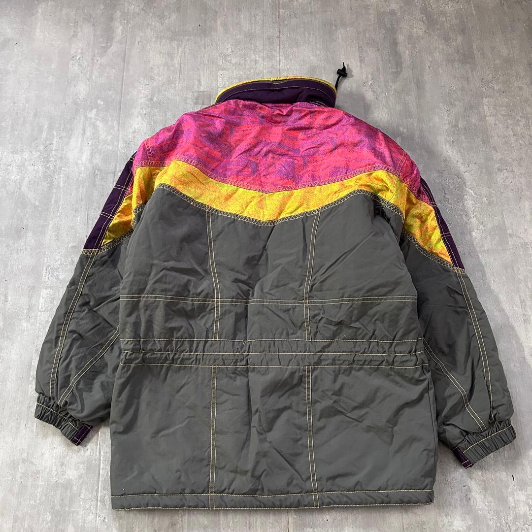 C312 良品 スキーウェア スノボー 上下セット メンズ XL相当 90s配色