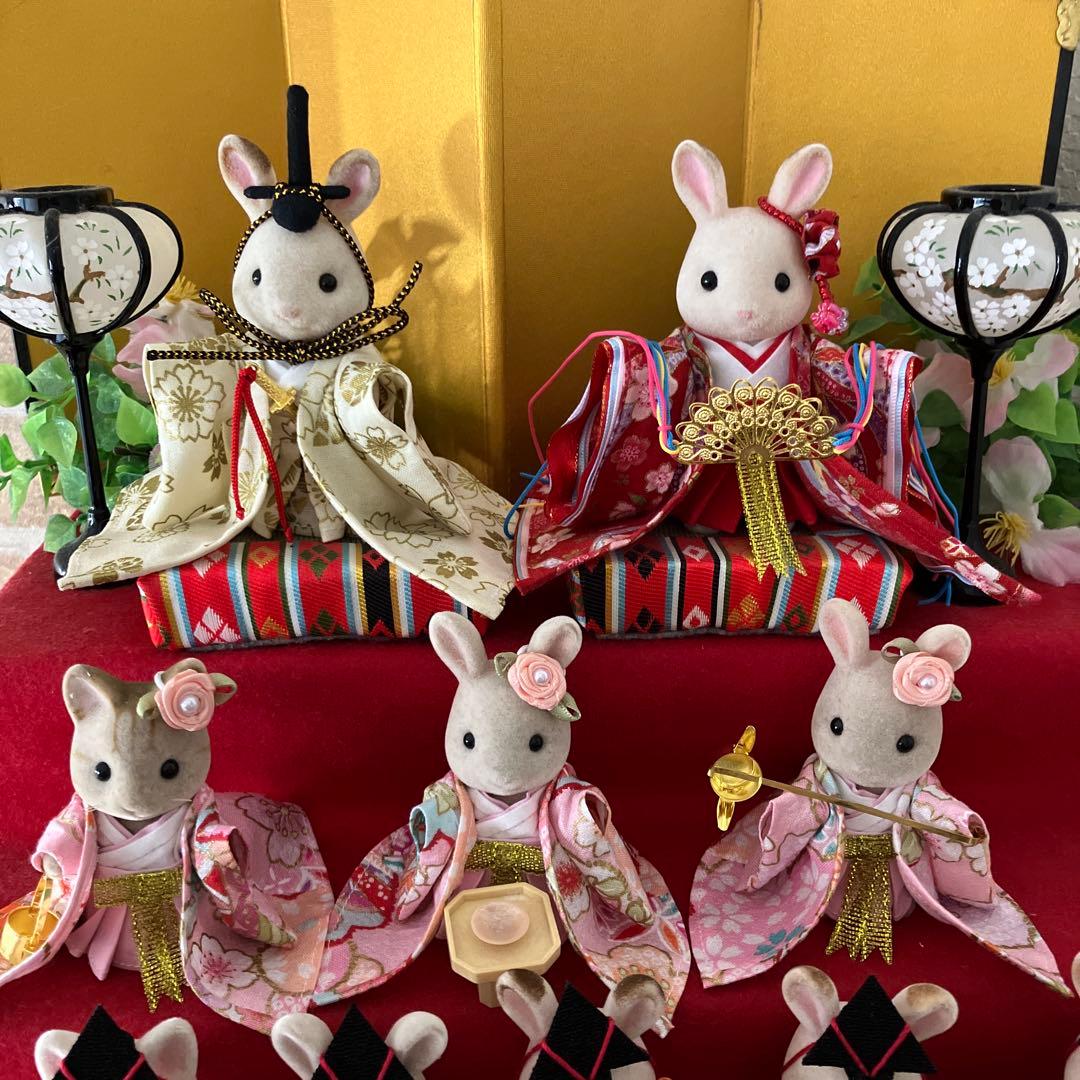 ひな祭り　シルバニア ハンドメイド