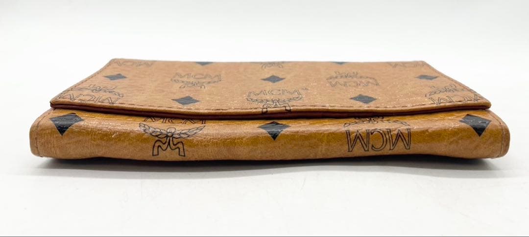 T1642 未使用☆ MCM 長財布 レザー ブラウン