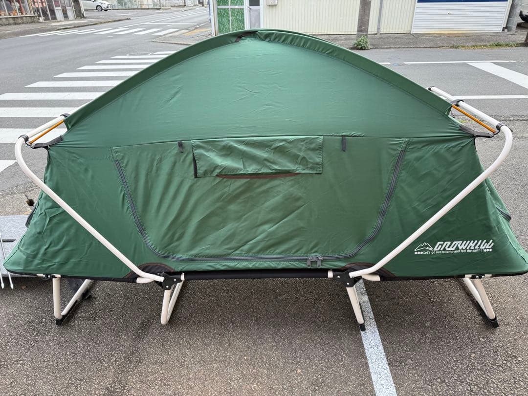 【GROWHILL】 グローヒル テントコット 高床 折り畳み式
