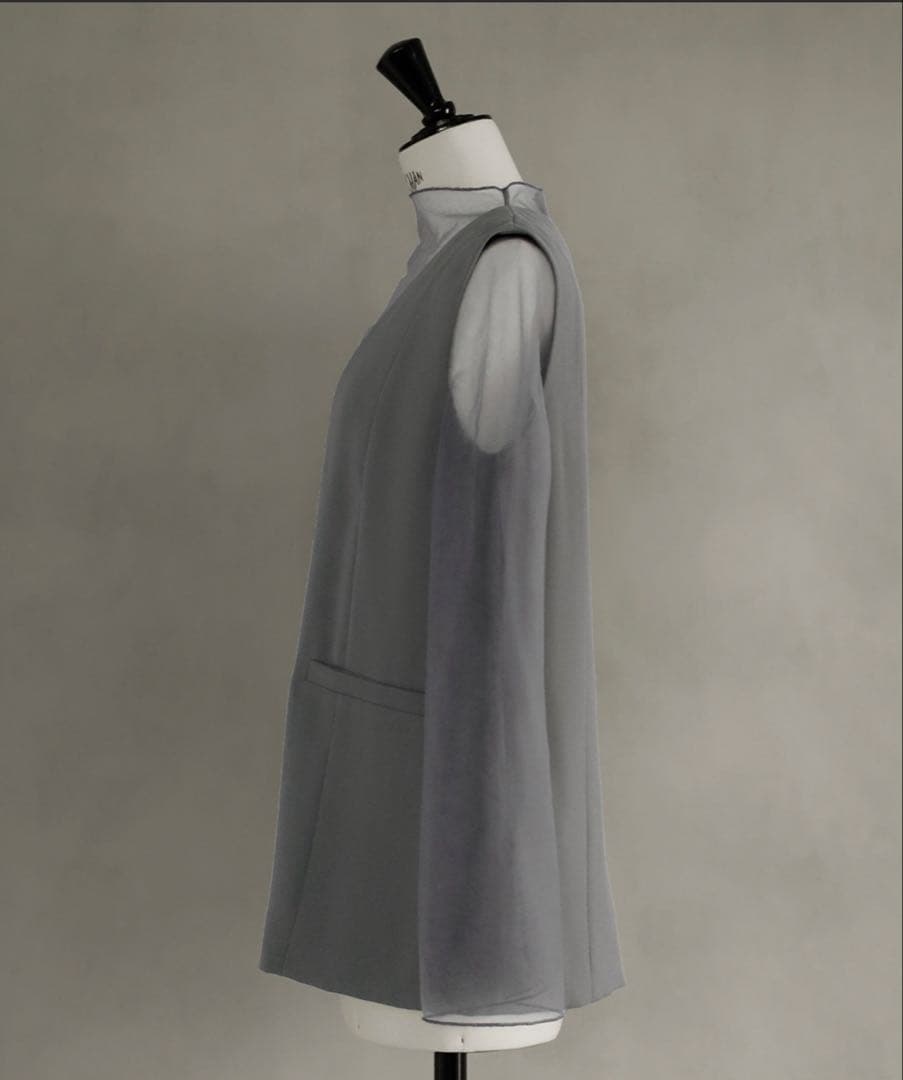 ガール　チュールレイヤードトップス・ワイドパンツ セットアップ 2点セット