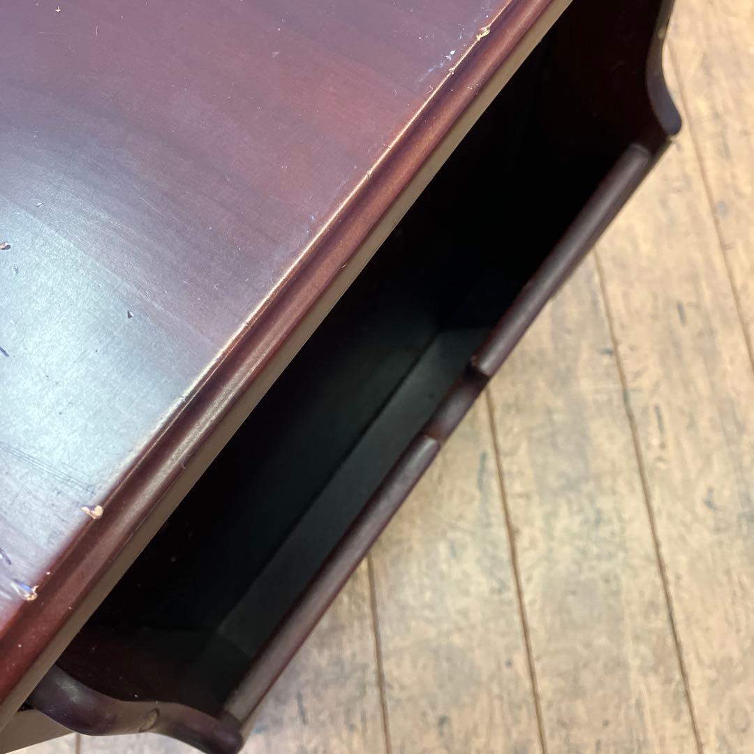 大竹産業 木製 コンセント付き ミニキャビネット サイドテーブル ワゴン