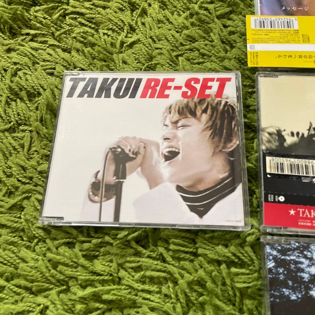 ◼︎TAKUI 中島卓偉　マキシシングル７枚セット
