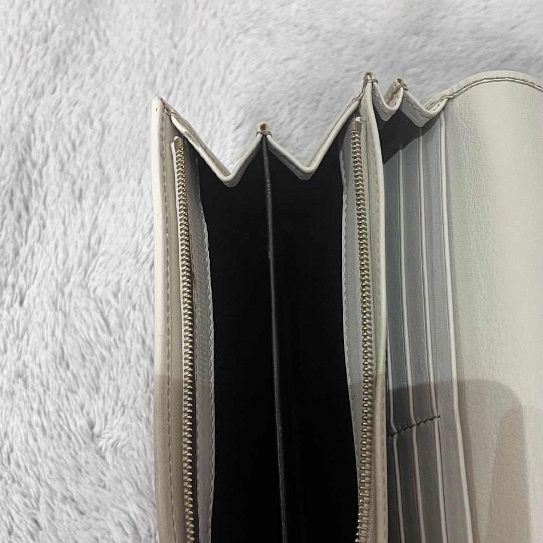 人気✨GUCCI グッチ 二つ折り長財布 GG柄 キャンバス レザー ベージュ系