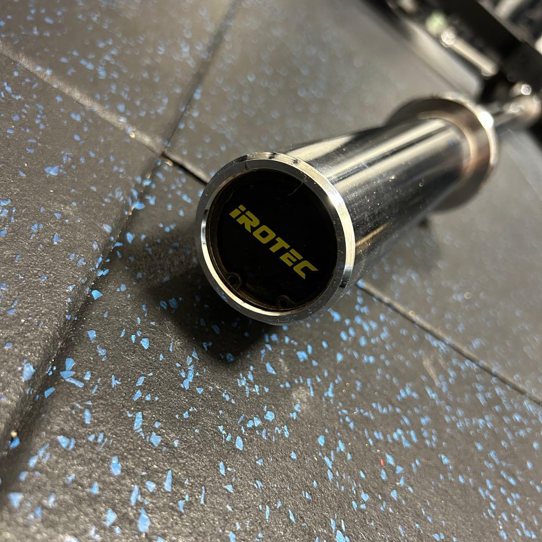 iROTEC アイロテック 50mmオリンピックバーベルシャフト ショートタイプ