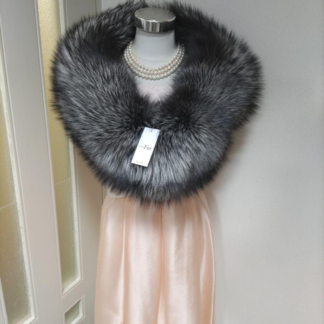 サガフォックス　SAGA FOX　新品タグつき　シルバーFOX　成人式ショール