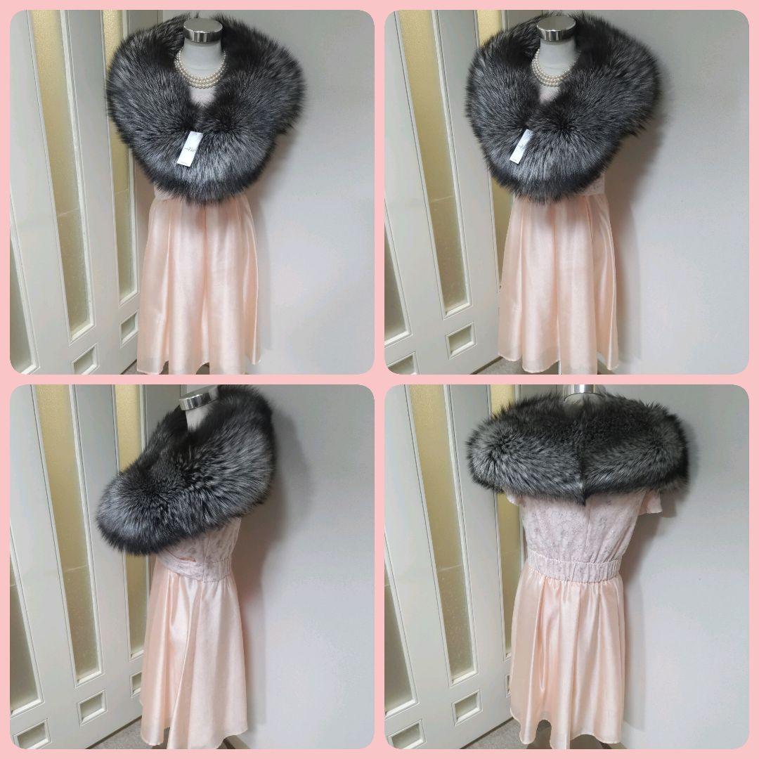 サガフォックス　SAGA FOX　新品タグつき　シルバーFOX　成人式ショール